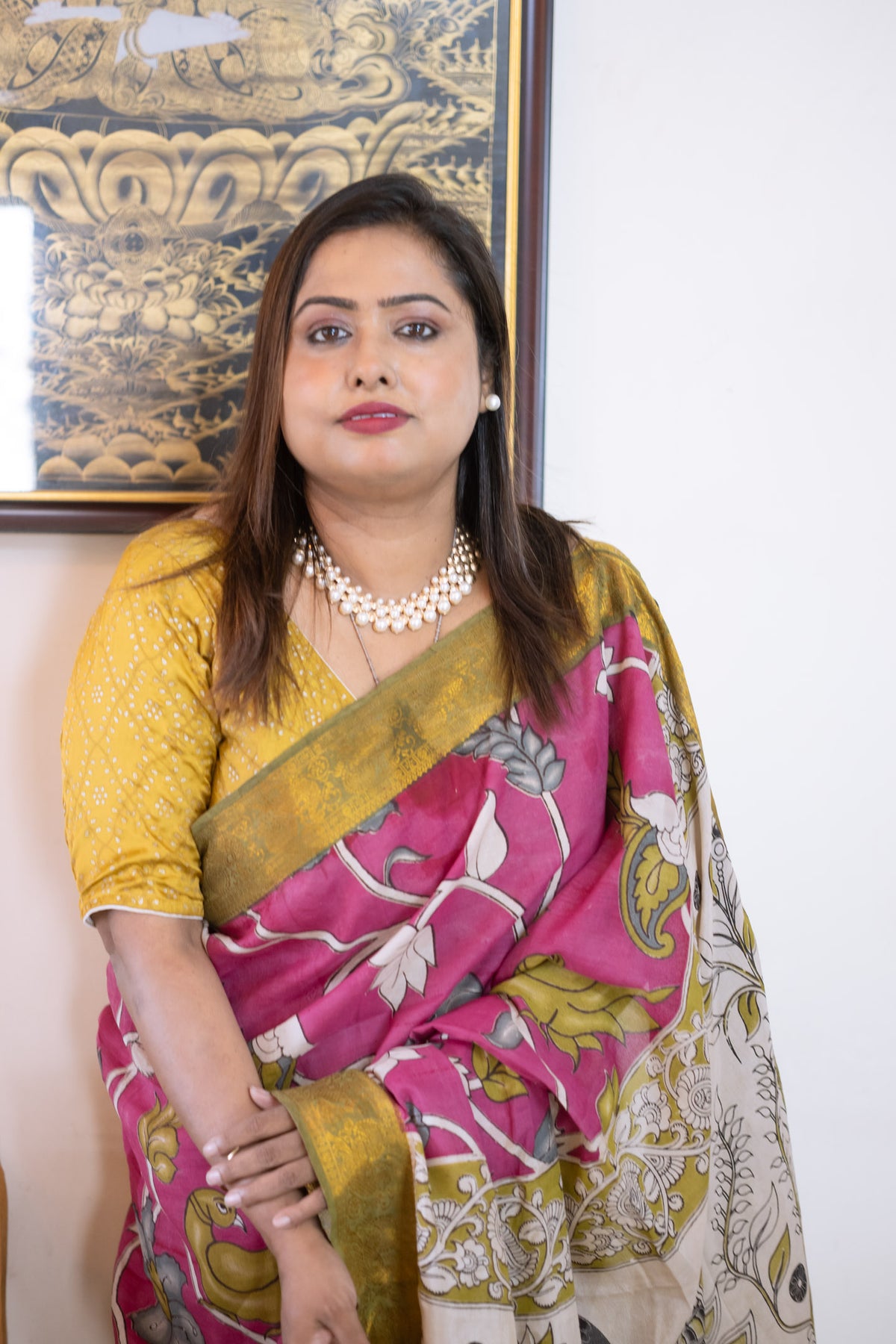 Silk Saree riya - Uttariya