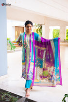 Pashmina Elegance Cotton Suit - Uttariya