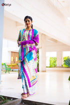 Pashmina Elegance Cotton Suit - Uttariya
