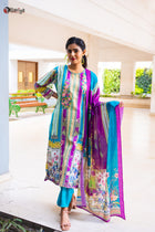 Pashmina Elegance Cotton Suit - Uttariya