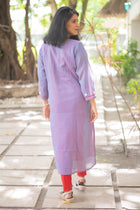 Neelima — Hand-Embroidered Linen Cotton Kurta