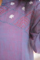 Neelima — Hand-Embroidered Linen Cotton Kurta