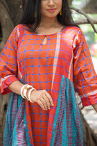 Tapti — Handwoven Gamcha Cotton Dress - Uttariya