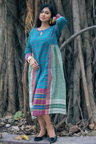 Morpankh — Handwoven Gamcha Cotton Dress - Uttariya