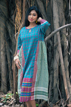 Morpankh — Handwoven Gamcha Cotton Dress - Uttariya