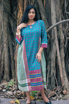 Morpankh — Handwoven Gamcha Cotton Dress - Uttariya