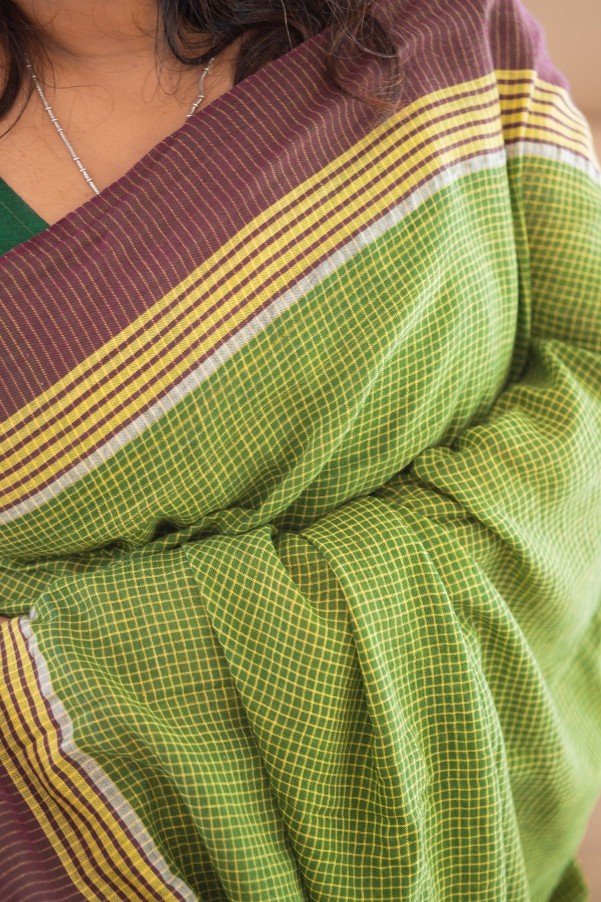 Patra gamcha Saree