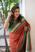 Choco gamcha Saree