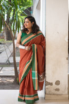 Choco gamcha Saree