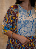 Kalamkari Spectrum Handwork Cotton Dress