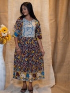 Kalamkari Spectrum Handwork Cotton Dress