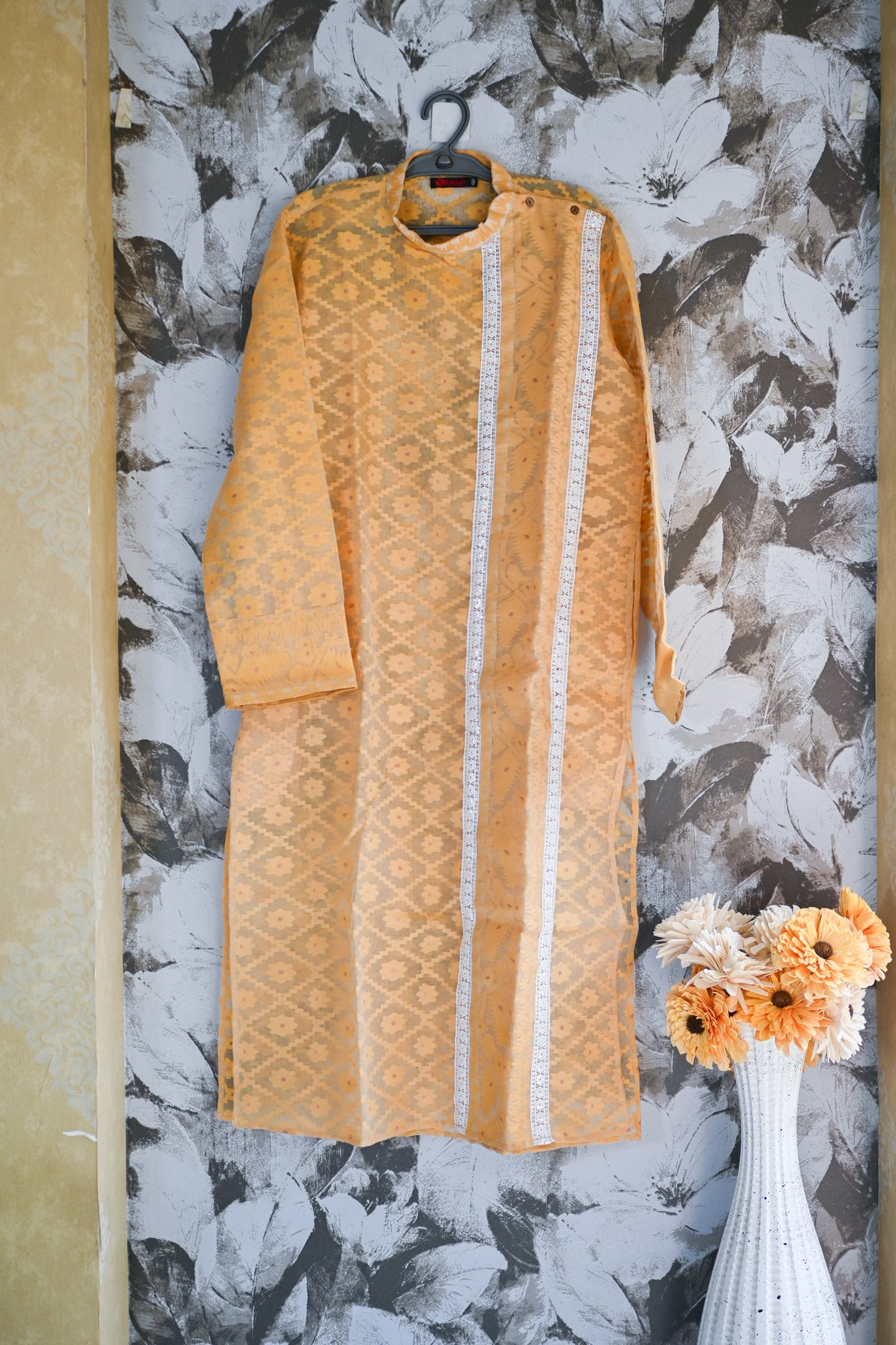 Jamdani long Kurta