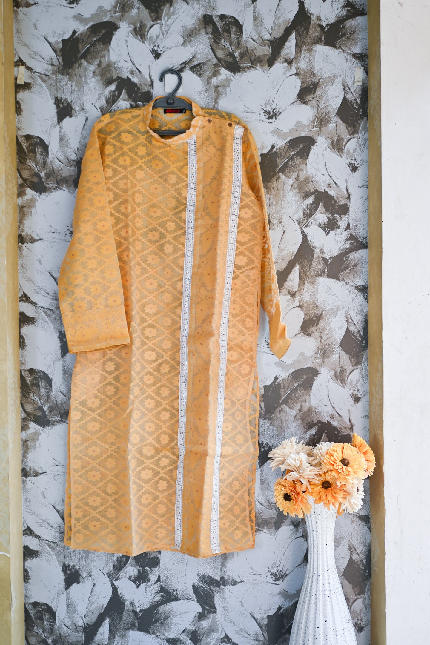 Jamdani long Kurta