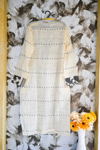 Jamdani long Kurta white