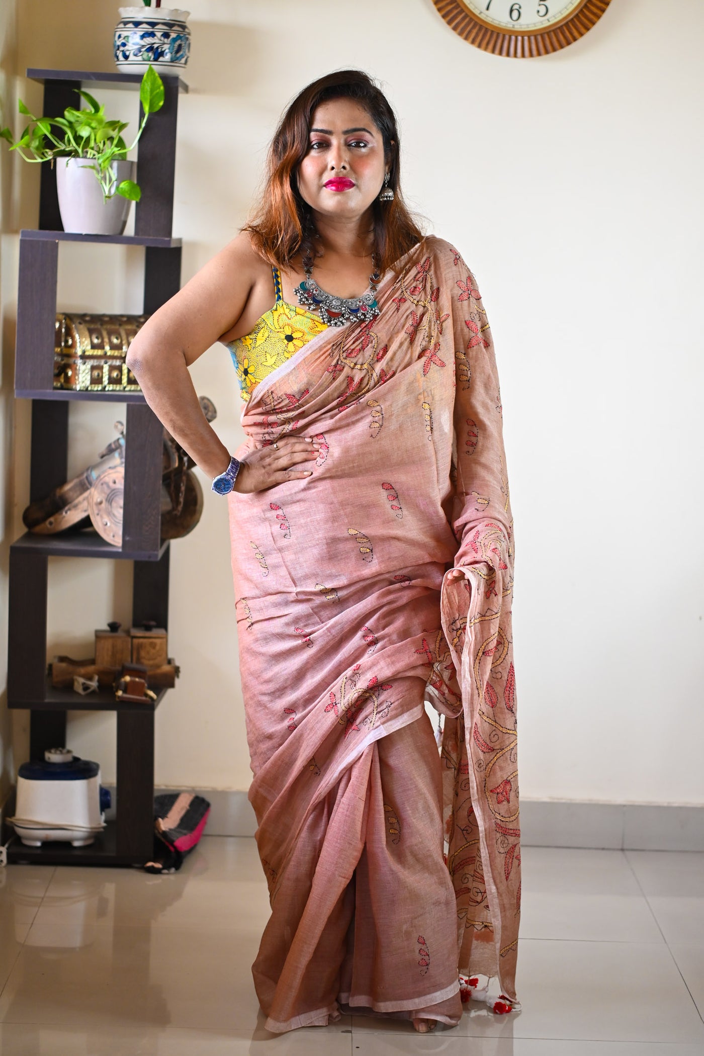 Chandan Katha Saree - Uttariya