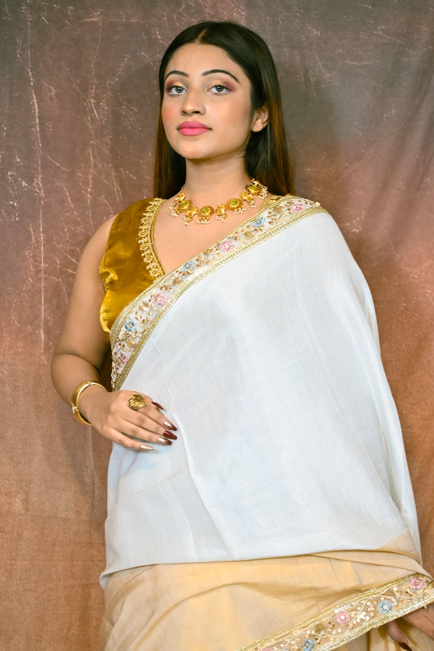 Silgold Silk Zardosi Saree