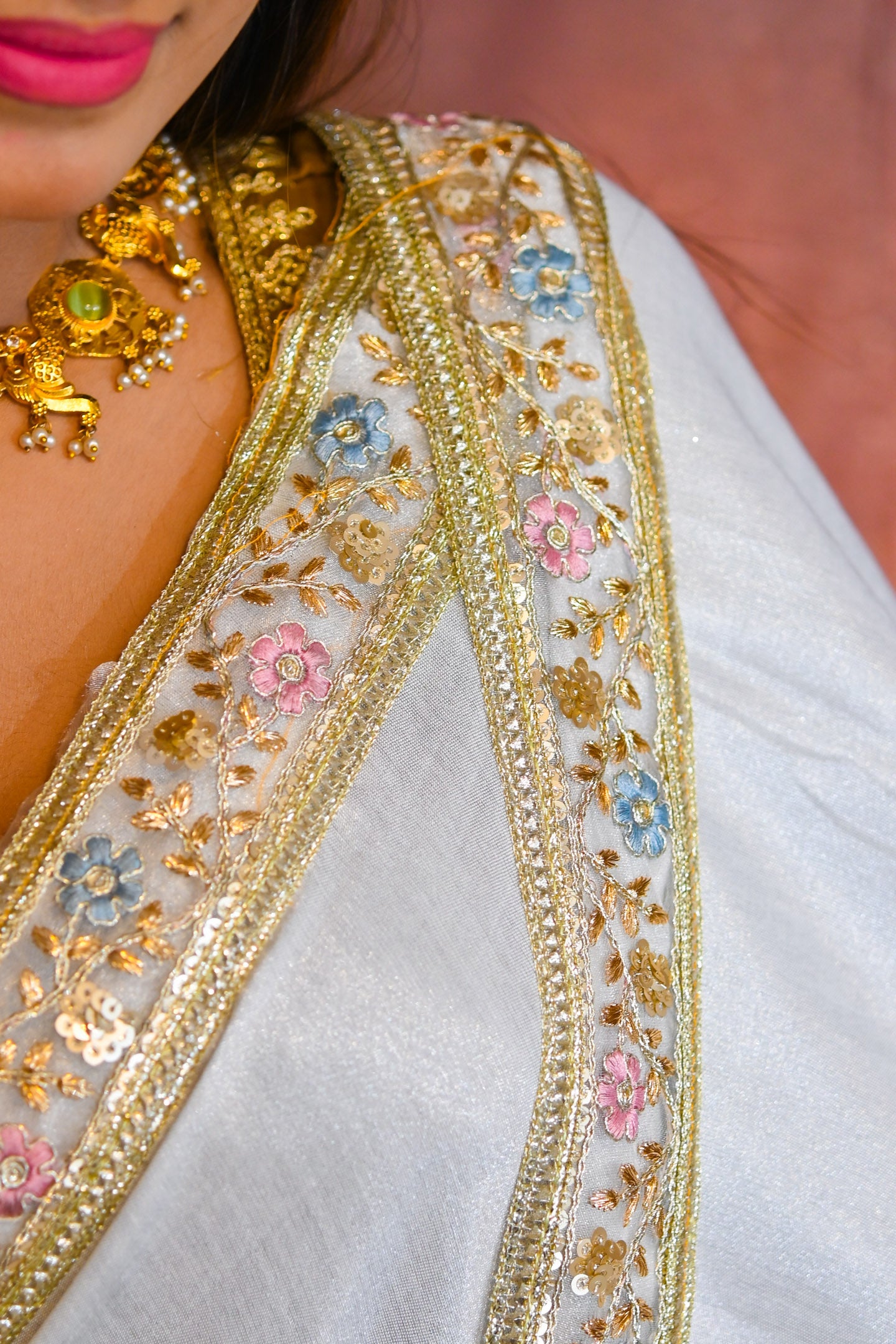 Silgold Silk Zardosi Saree