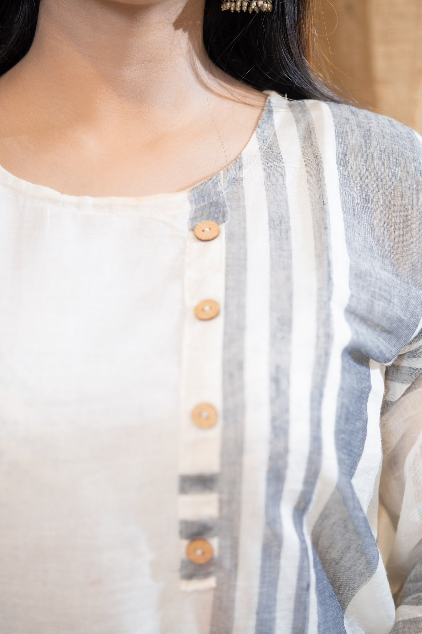 Charm Kurta white