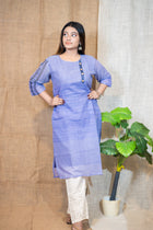 Printed Cotton Saree Blouse - Uttariya