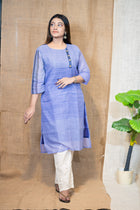 Printed Cotton Saree Blouse - Uttariya