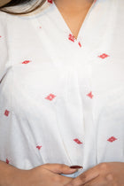 Shankha — Handwoven Jamdani Dress - Uttariya