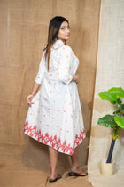 Shankha — Handwoven Jamdani Dress - Uttariya