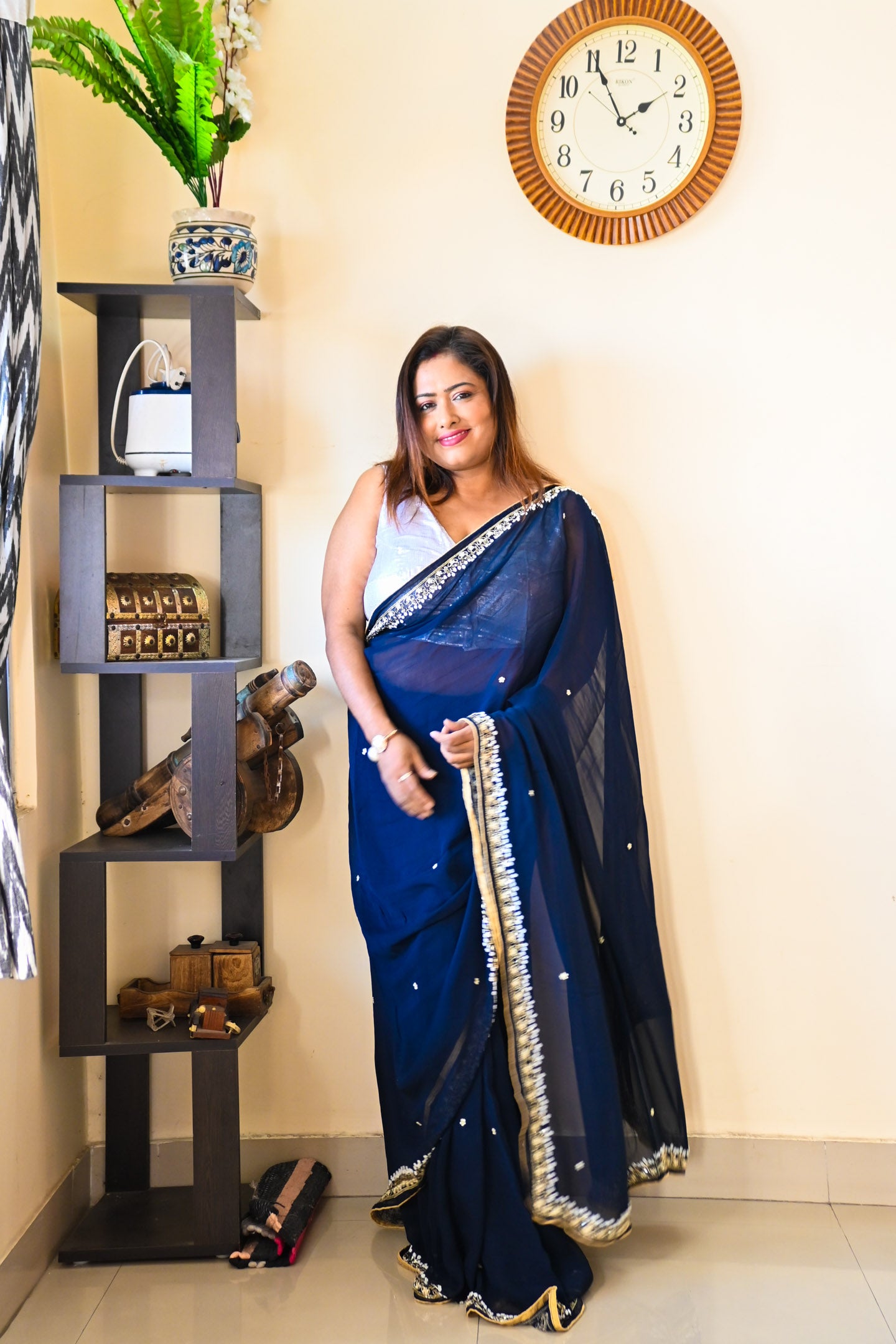 Royal Zardosi Silk Saree