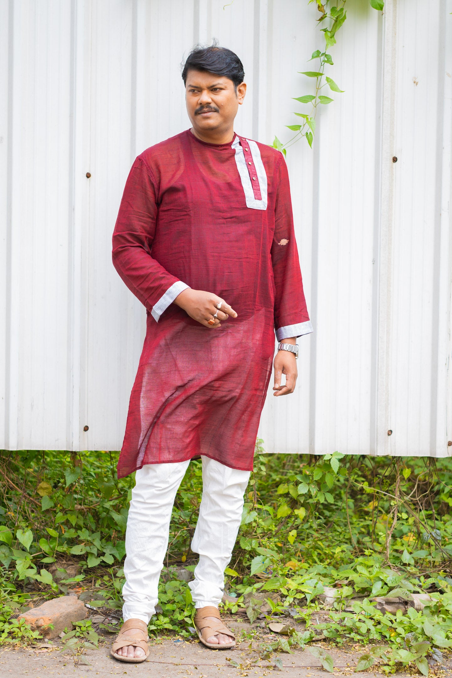 Jamdani long kurta