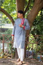Jamdani long kurta