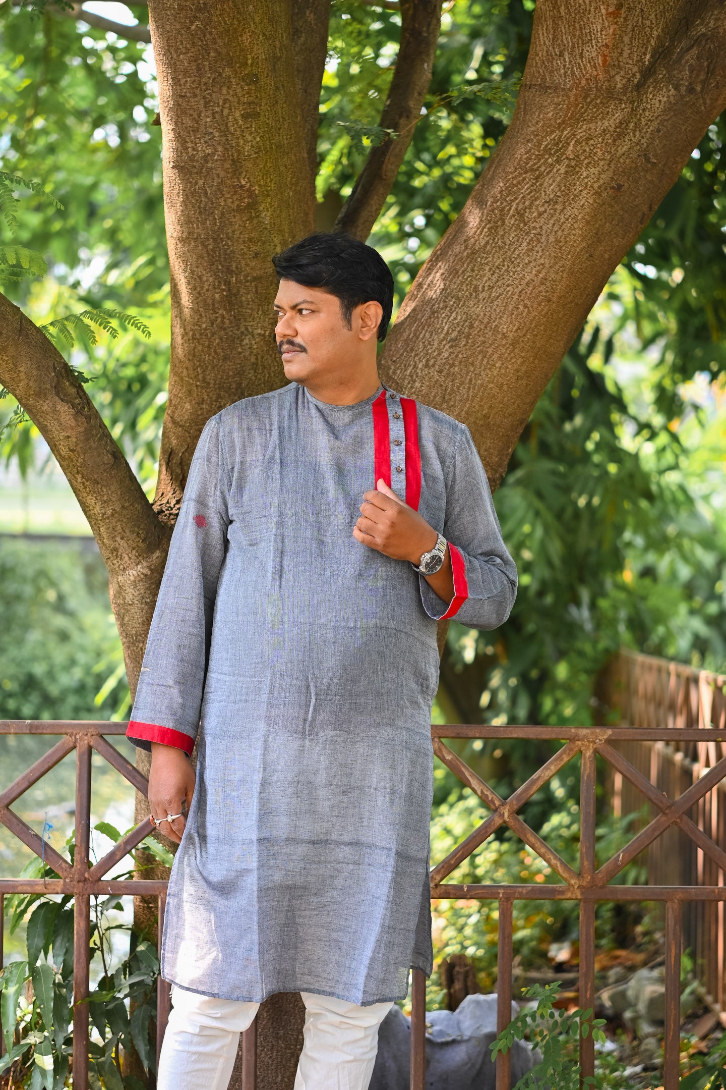 Jamdani long kurta