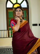 Burn Rose Saree