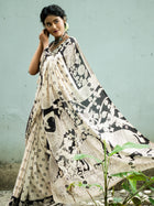 Alo Chaya Kalamkari Cotton Saree