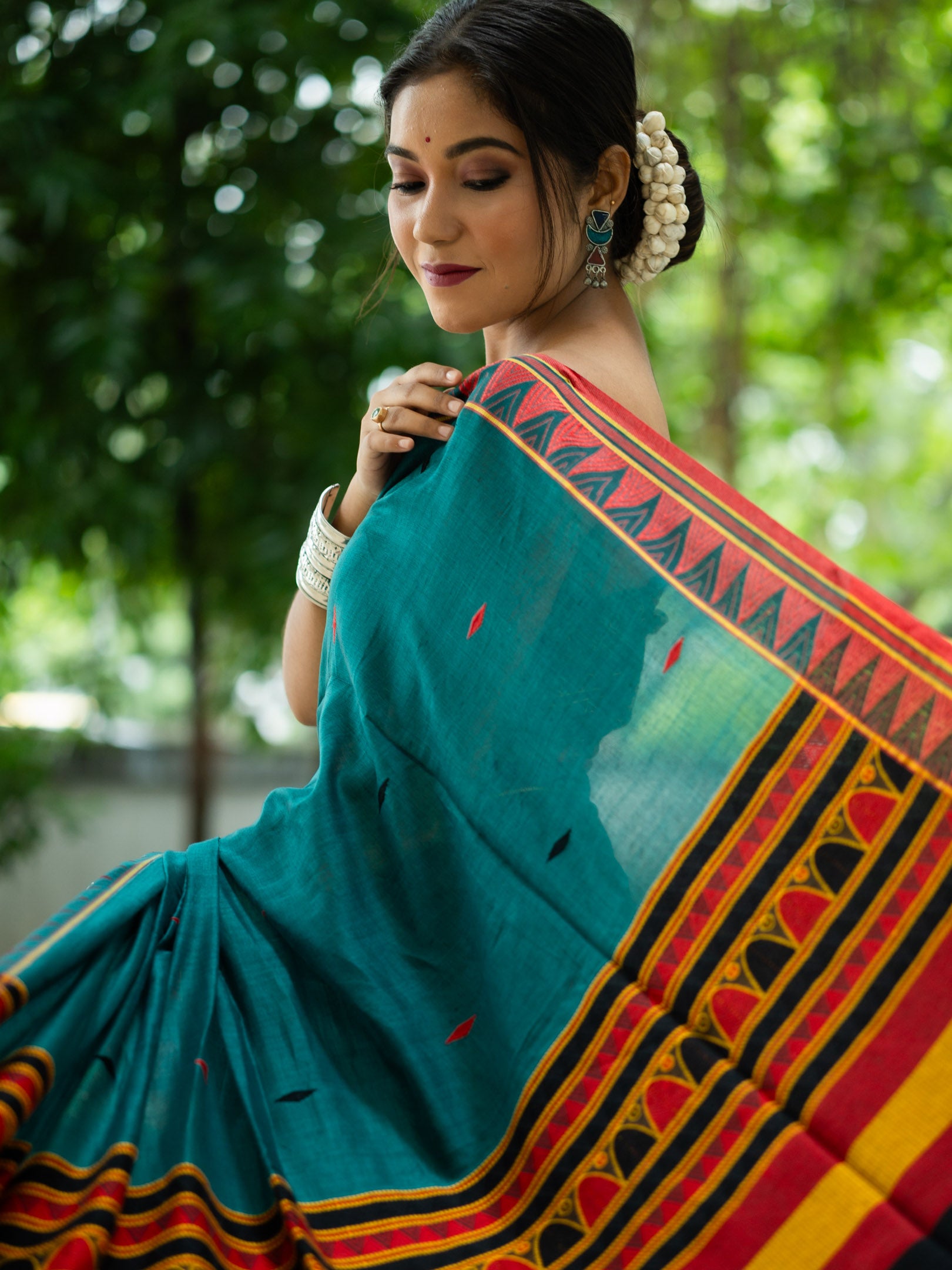 Moriya Dongria Handloom Saree