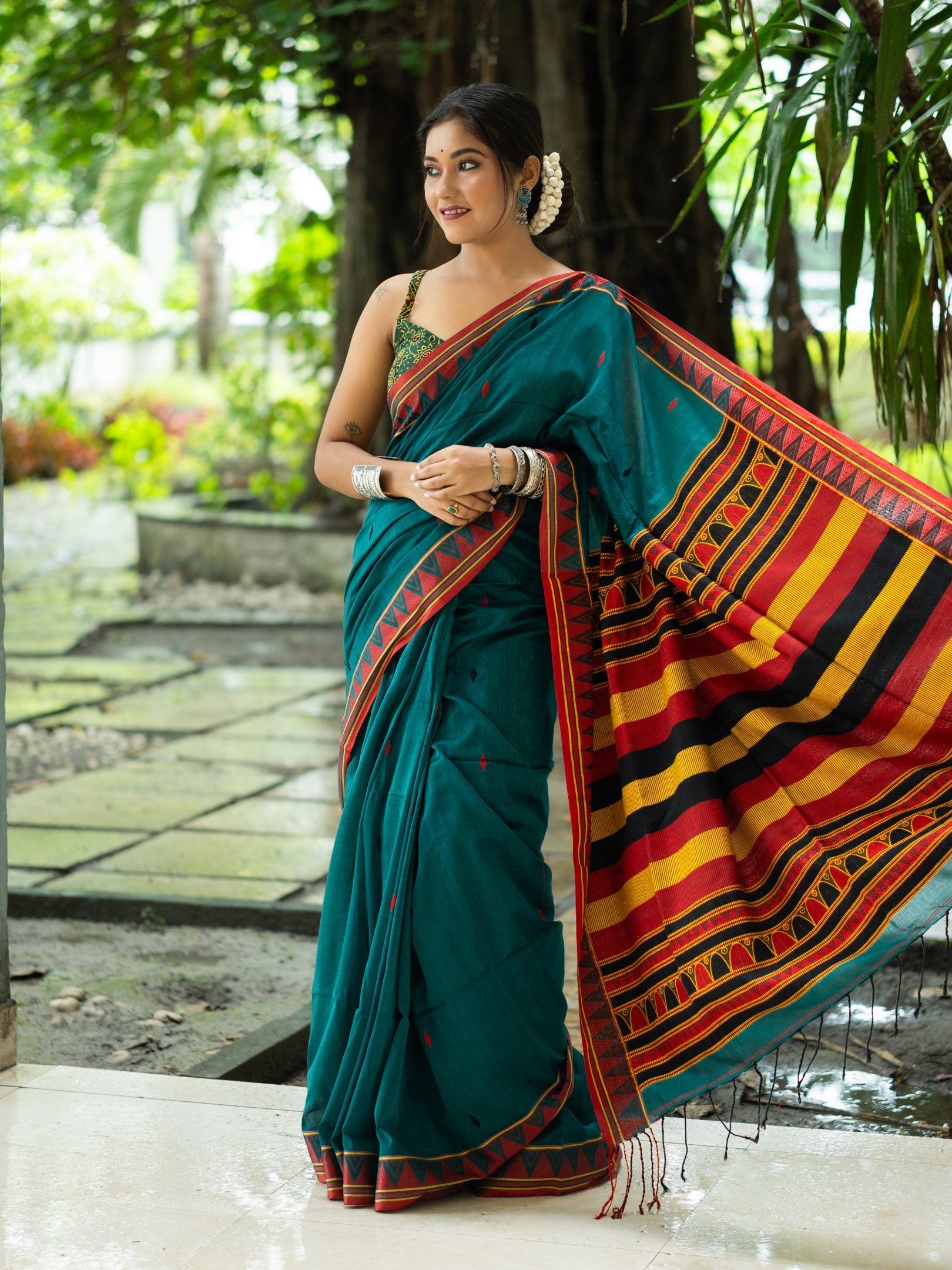 Moriya Dongria Handloom Saree