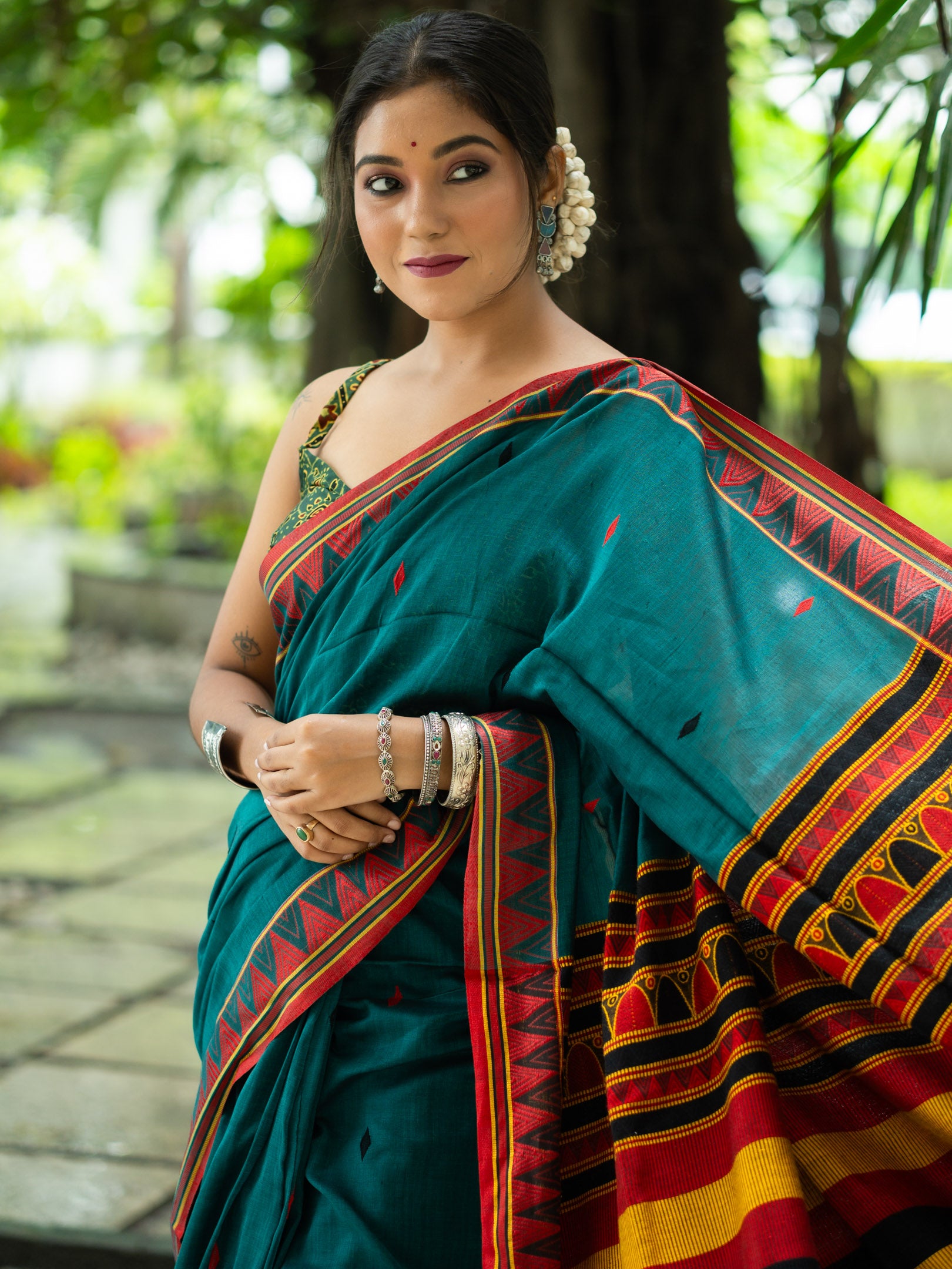 Moriya Dongria Handloom Saree
