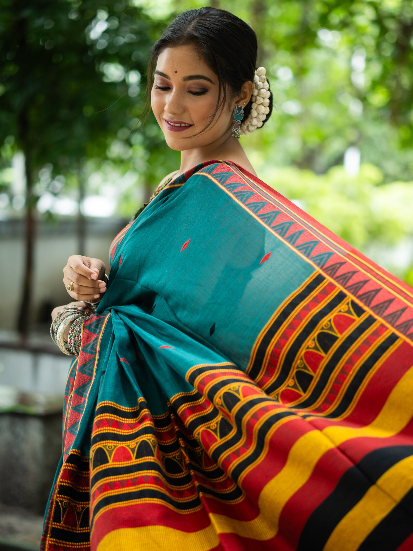 Moriya Dongria Handloom Saree