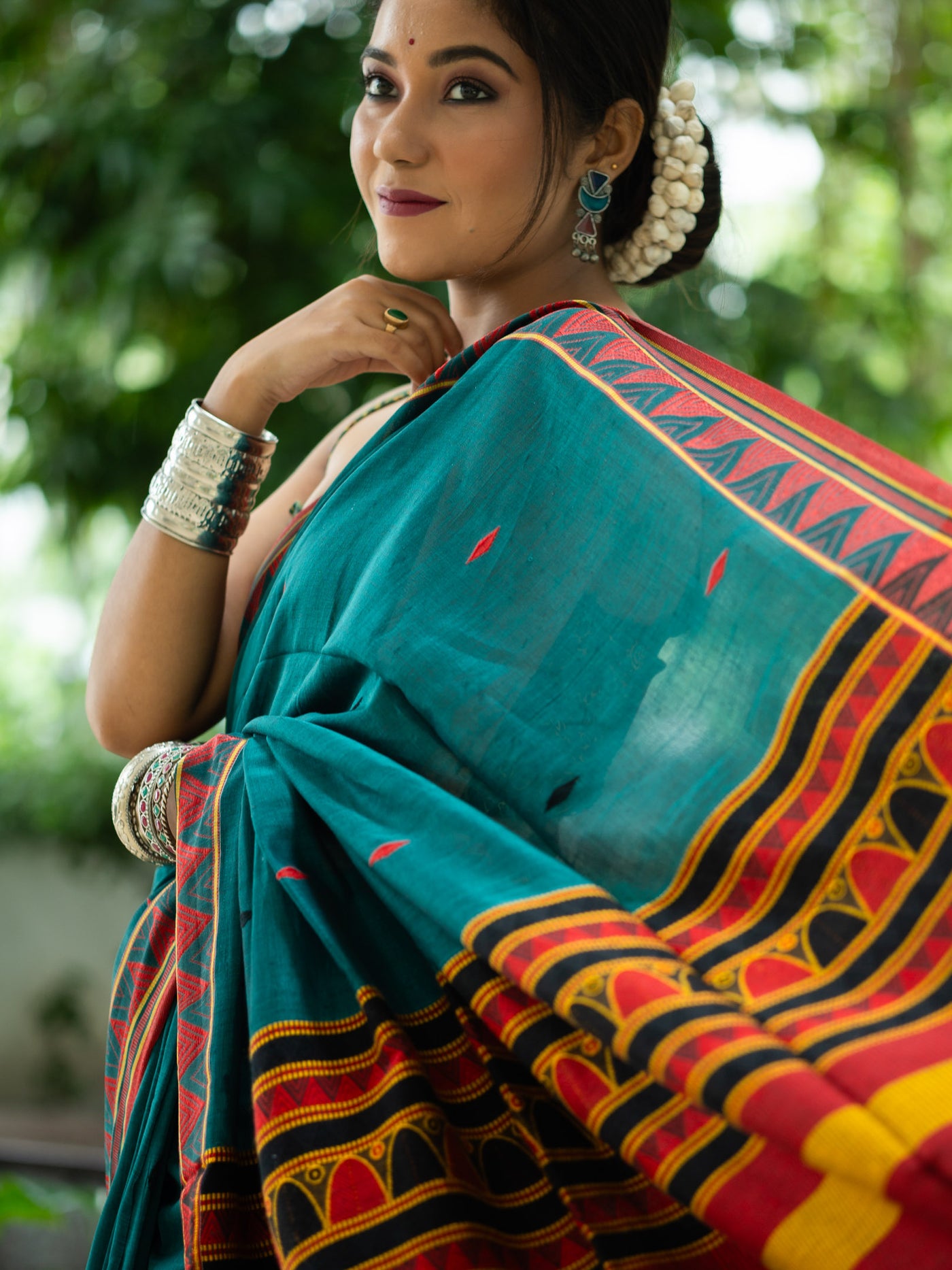 Moriya Dongria Handloom Saree