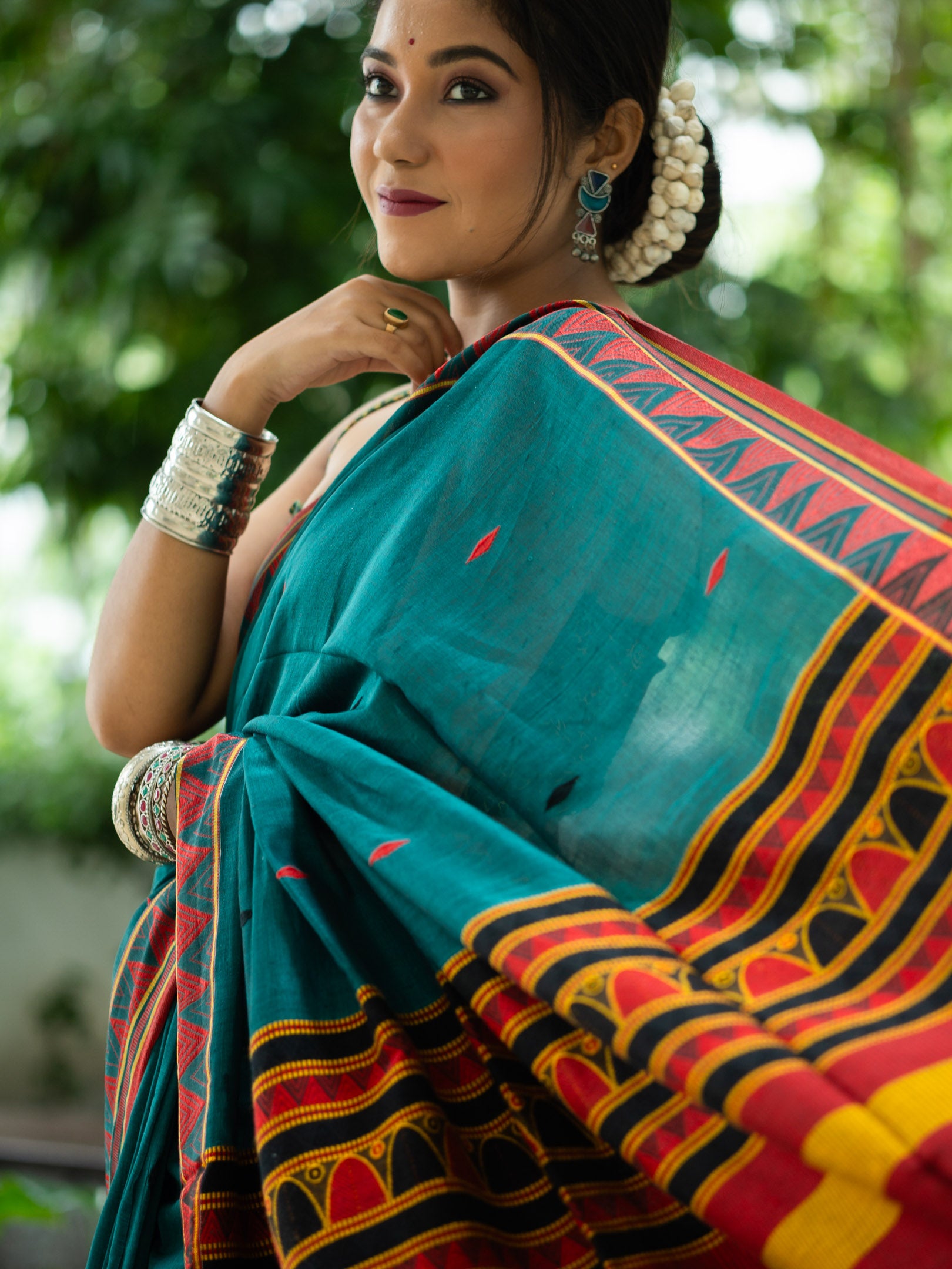 Moriya Dongria Handloom Saree