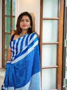 Asmani Silk Stripes Elegance Saree