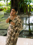 Courtyard Kalamkari Silk Sare