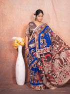 Aviary Kalamkari Cotton Saree