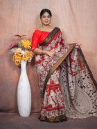 Nizam’s Muse Silk Saree - Uttariya