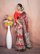 Nizam’s Muse Silk Saree - Uttariya
