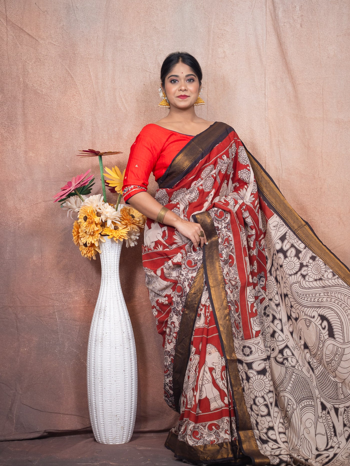 Nizam’s Muse Silk Saree - Uttariya