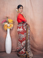 Nizam’s Muse Silk Saree - Uttariya