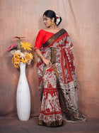 Nizam’s Muse Silk Saree - Uttariya