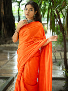 Saffron Saree