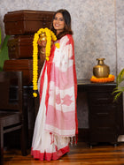 Aparajita – Red & White Bengal Cotton Saree