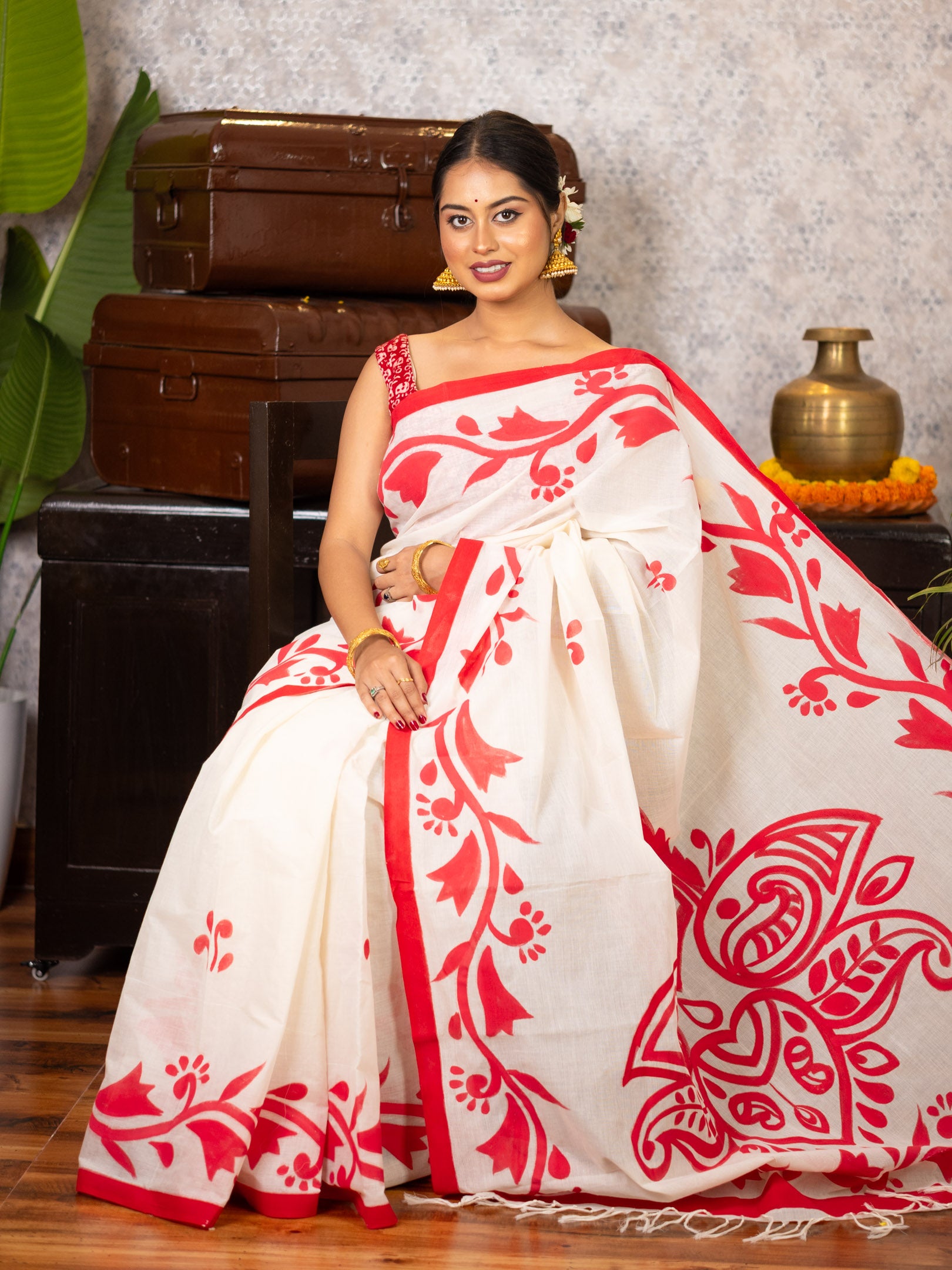 Rangrekha Sutra Saree
