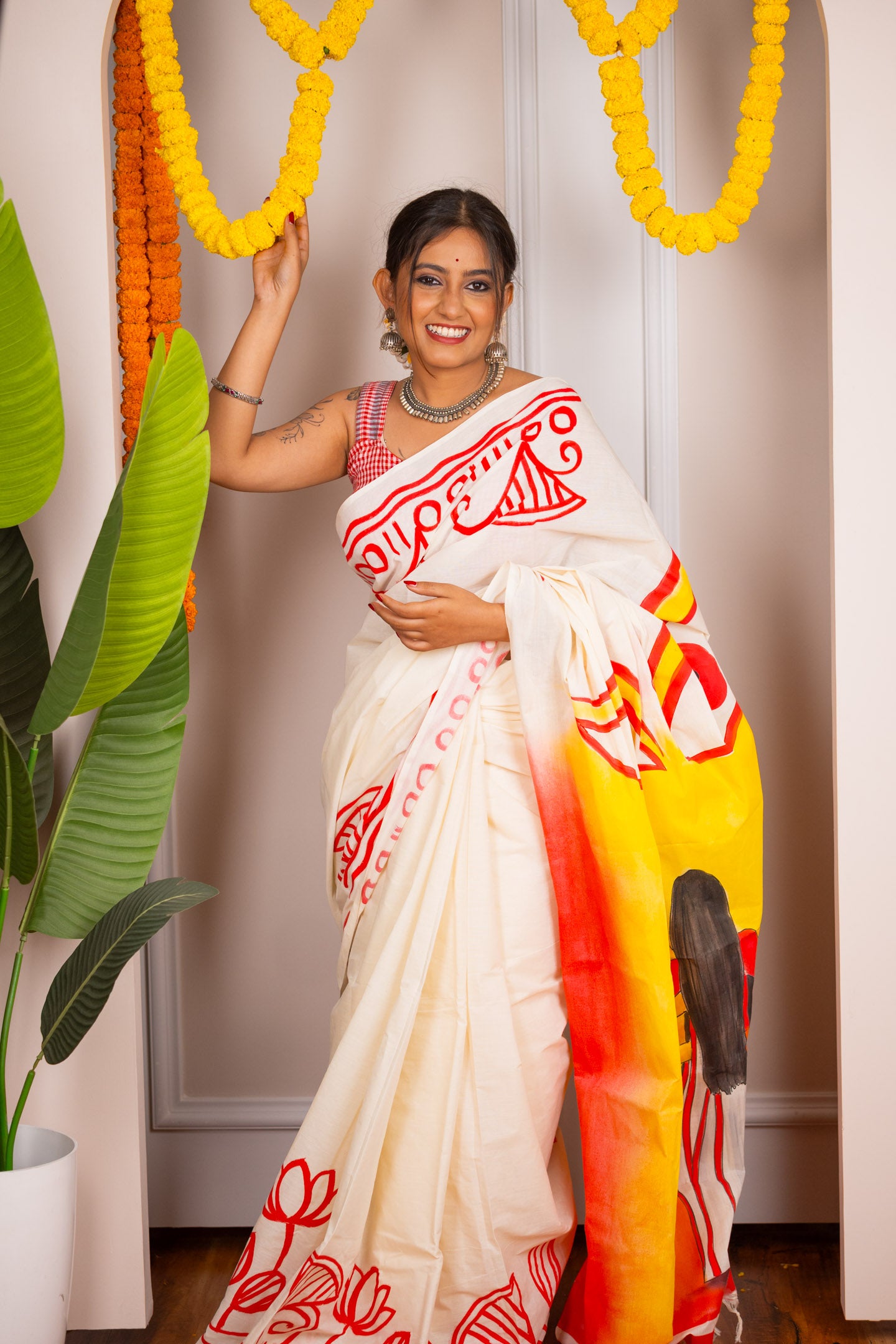 Shubhra Rekha Saree
